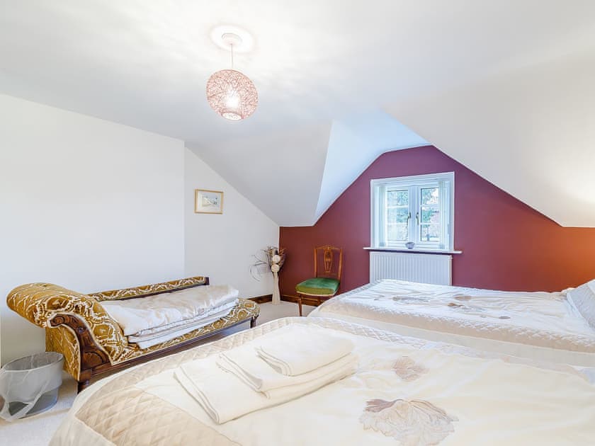 Twin bedroom | The Old Vicarage, Stowe-by-Chartley, near Stafford
