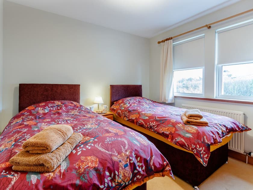 Twin bedroom | Cairn-O-Mhor, Lendalfoot, near Girvan