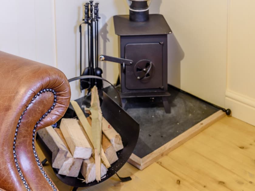 Warming wood burner | The Lambing Shed, South Hiendley, near Hemsworth