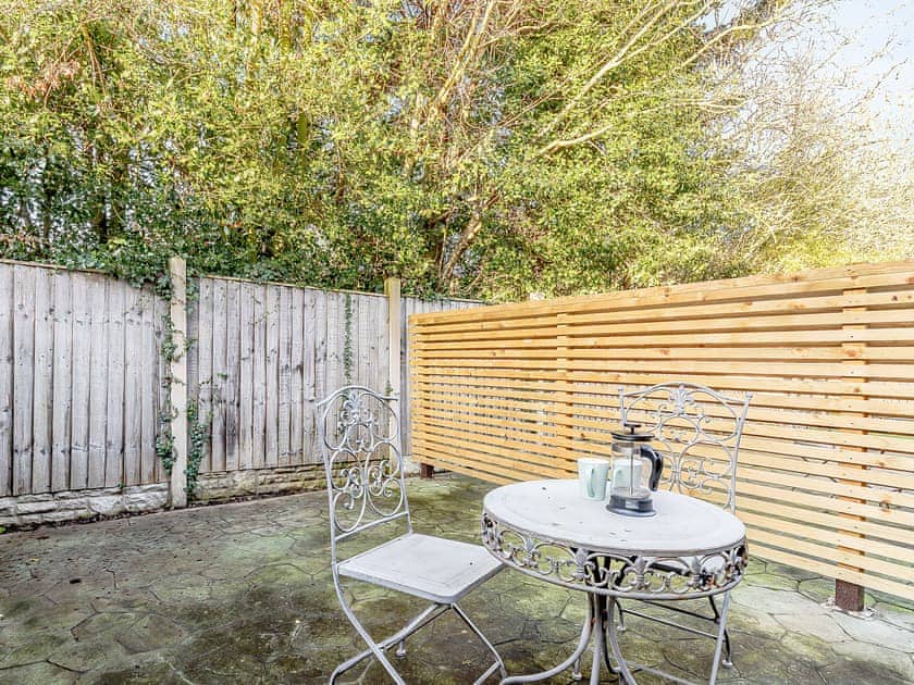 Patio | Bluebell Cottage - Mill Farm Cottages, Barlow near Bakewell