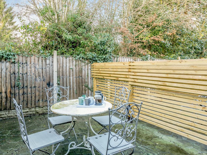 Patio | Cherry Tree Cottage - Mill Farm Cottages, Barlow near Bakewell