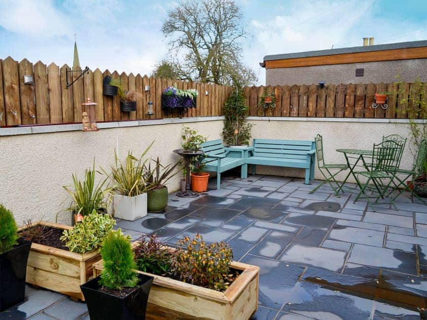 Patio | Howe Cottage, Laurencekirk, near Montrose