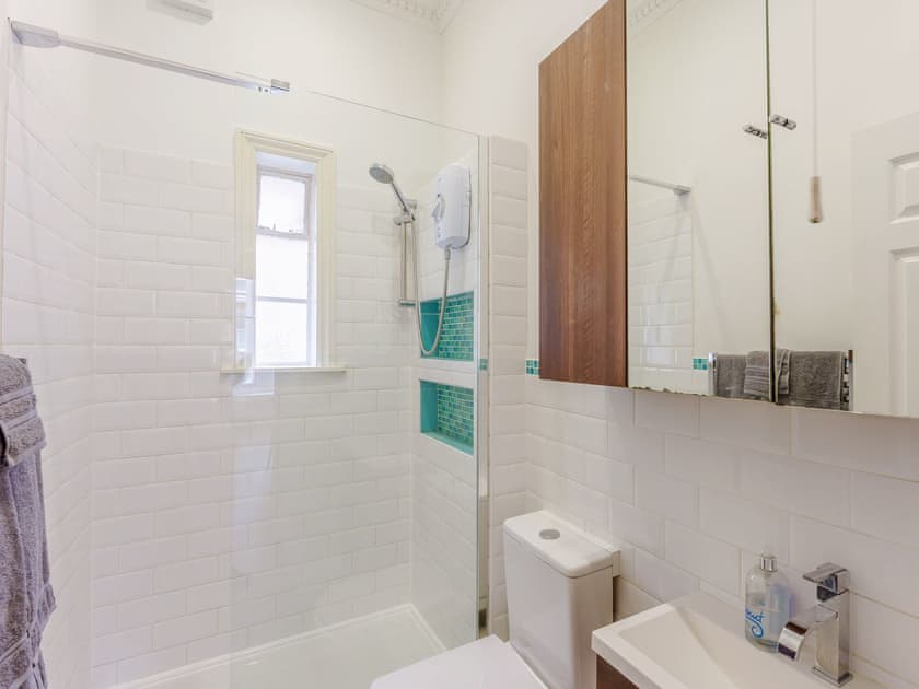 Shower room | Viking Bay Apartment, Broadstairs
