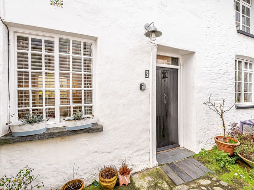 Main entrance to the holiday home | Pebble Cottage - Aberlovely Holidays, Aberdovey