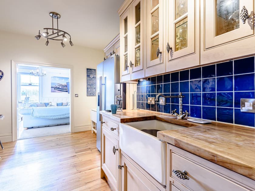 Spacious kitchen | Apartment 1, Aberdovey