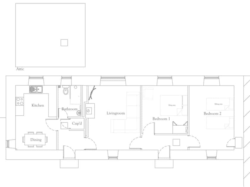Floor plan | The Grain Store, Loch Ruthven