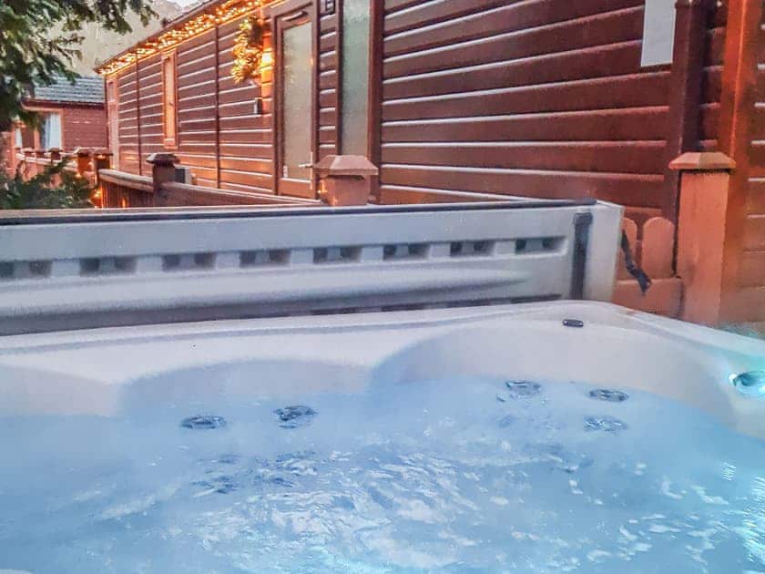 Luxurious hot tub | Bielby Lodge, Troutbeck Bridge, near Windermere