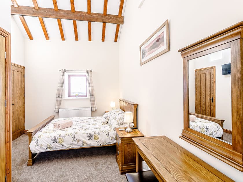 Double bedroom | Waters Edge - Windleden Farm Cottages, Don View, near Dunford Bridge