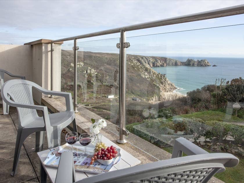 Balcony | Cove View, Cyan, Porthcurno