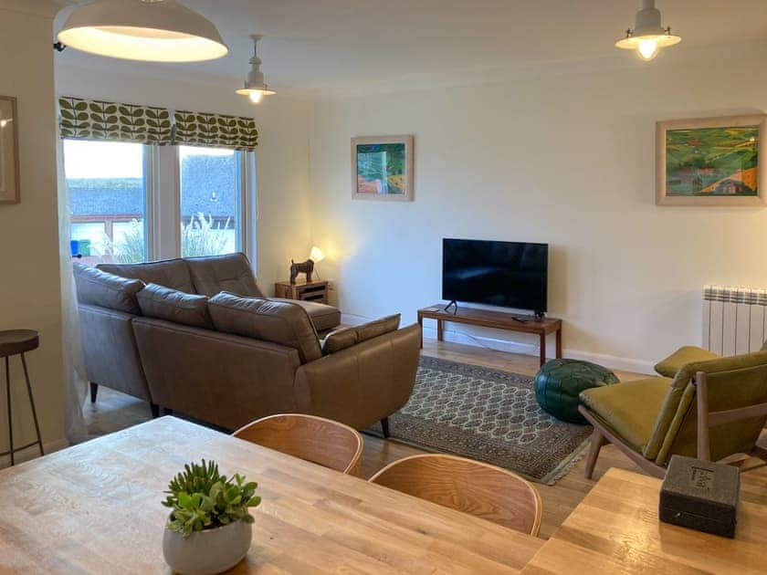 Light and airy open-plan living space | The Haven, Beadnell