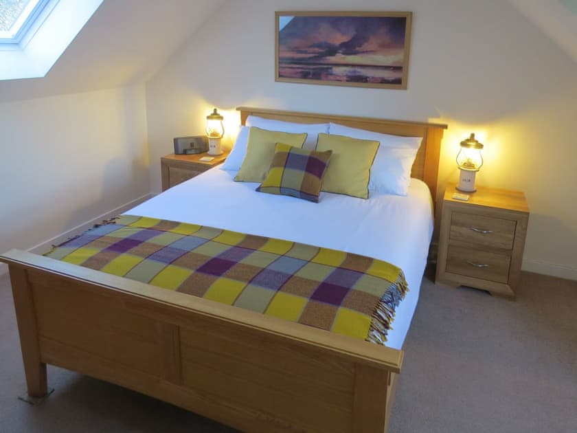 Relaxing double bedroom | Fisherman’s Cottage, Stairhaven by Glenluce