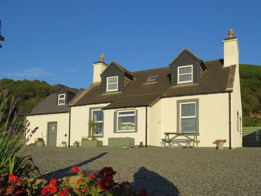 Front view of the cottage from the garden | Fisherman’s Cottage, Stairhaven by Glenluce