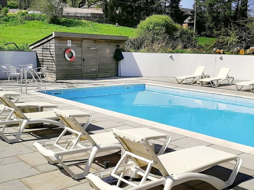 Swimming pool | Cherry Cottage - Blagdon House Country Cottages, Blagdon, near Paignton