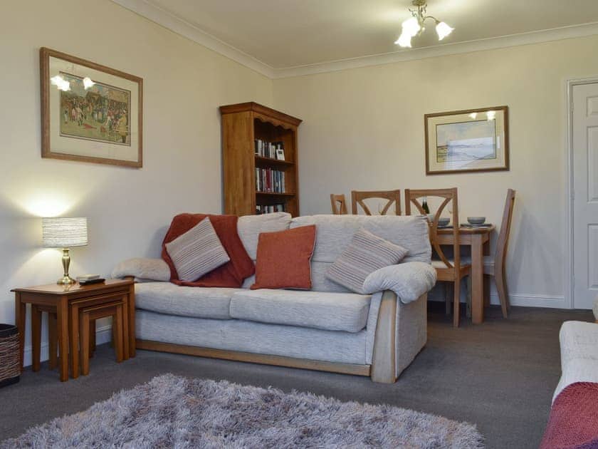 Living room/dining room | Sea Views Three - 38 - Sea View Cottages, Knipe Point, near Cayton