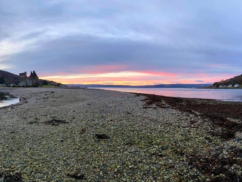 View of the castle spit  | Croftbank, Lochranza