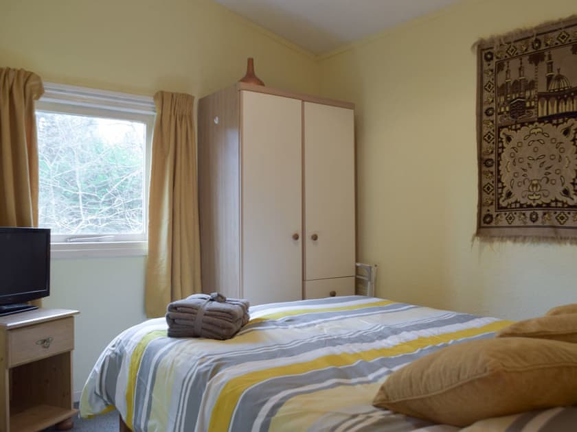 Double bedroom | Owls About - Torwood Lodges, Cenarth, near Newcastle Emlyn