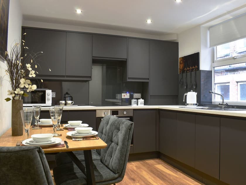 Kitchen/diner | The Arches - Rose Apartments, Whitby