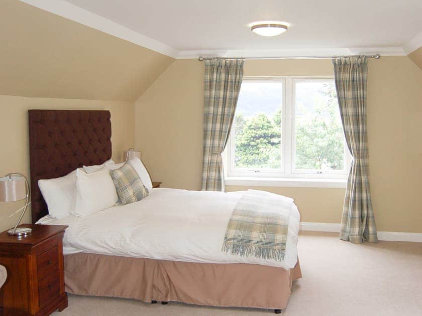 Relaxing bedroom with double bed | The Stables Cottage - Allt-Nan-Ros Apartments, Onich, near Fort William