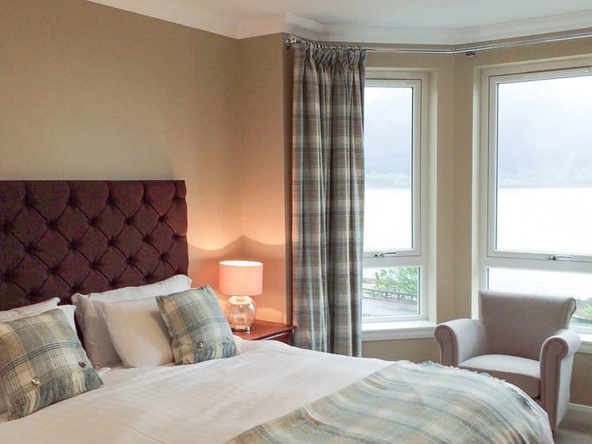 Relaxing bedroom | Apartment 1 - Allt-Nan-Ros Apartments, Onich, near Fort William