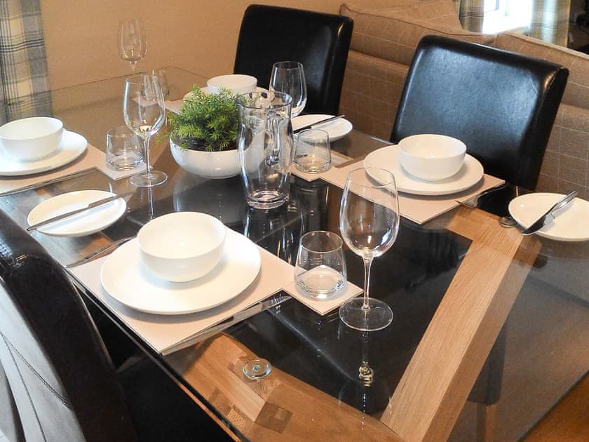 Stylish dining table and chairs | Apartment 3 - Allt-Nan-Ros Apartments, Onich, near Fort William