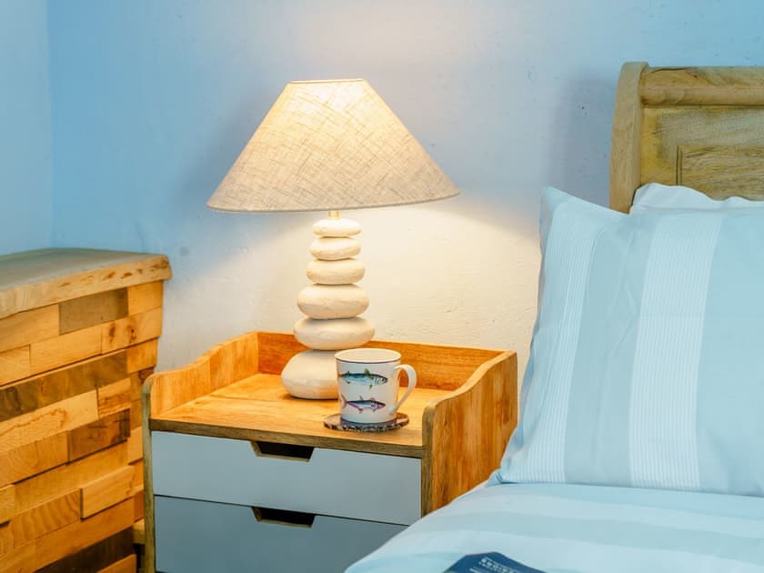 Stylish double bedroom | The Cowshed - Musselwick Farm, St Brides