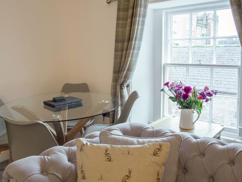Dining Area | Stableyard Apartment - Drumlanrig Castle, Thornhill, near Dumfries