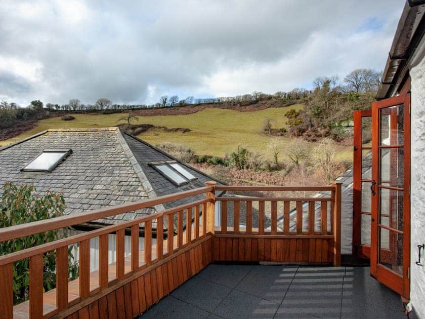 Balcony | 4 Castle Cottage - Tuckenhay Mill, Bow Creek, between Dartmouth and Totnes