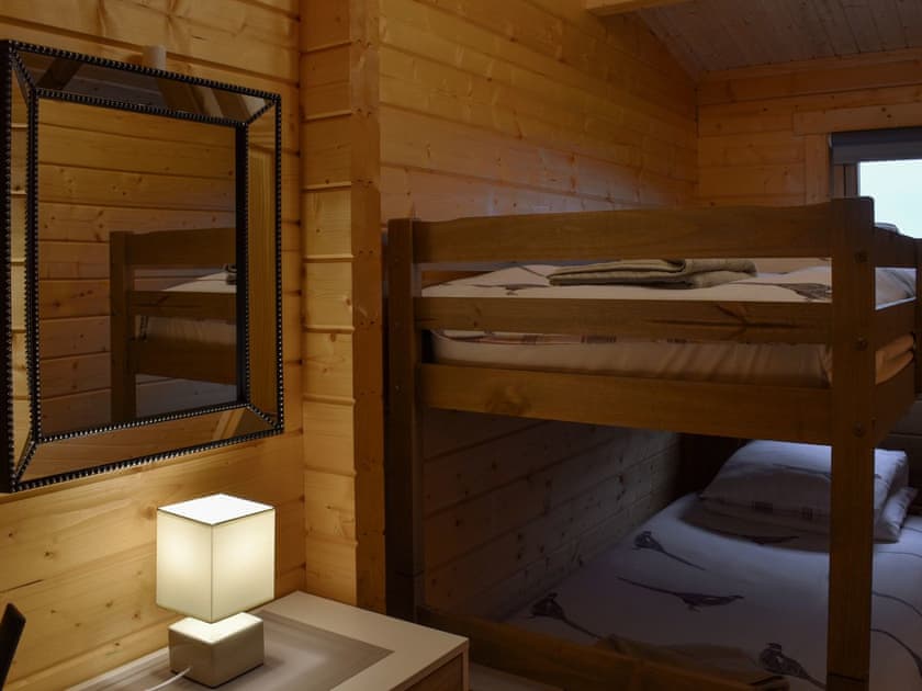 Bunk bedroom | Scarlett Lodge, Dolwen, near Abergele
