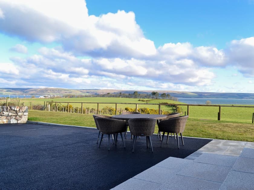 Sitting-out-area | Dinduff Lodge - Dinduff Lodge and Quarter Acre House, Low Dinduff, near Stranraer