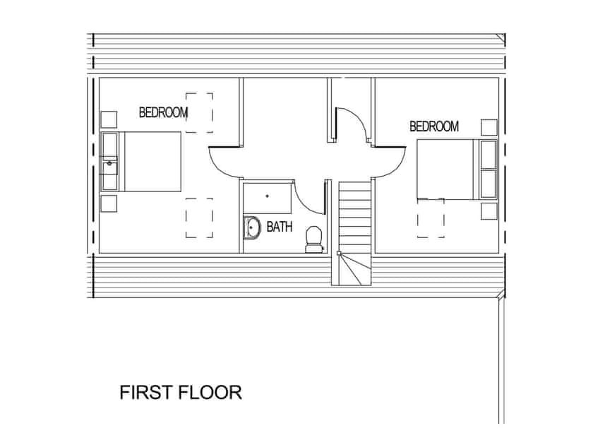 Floor plan | Copper Cottage - Copper Beech Cottages, Rothbury