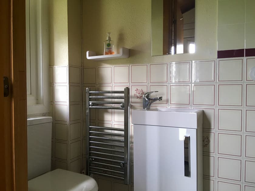 Bathroom | Pleasant Spot Lodge, Hartland Forest, near Bideford