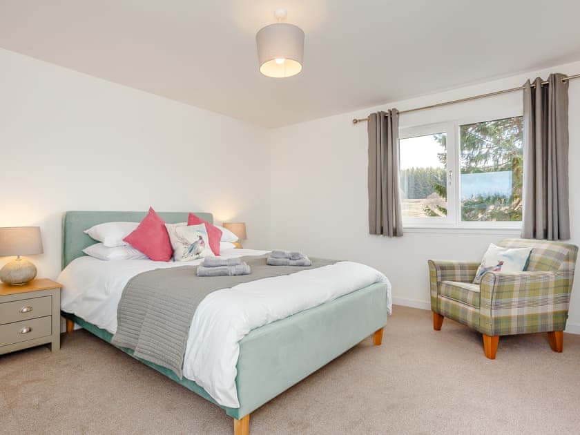 King size bedroom  | Knocknahighle, Cromdale, near Aviemore