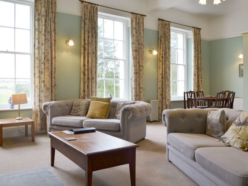Open plan living space | Shaw End Mansion- Apartment 3 - Shaw End Mansion, Kendal