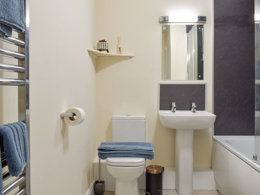 Bathroom | Five Dorchester Drive - Cross Keys Inn Cottages, Whitechapel, near Longridge