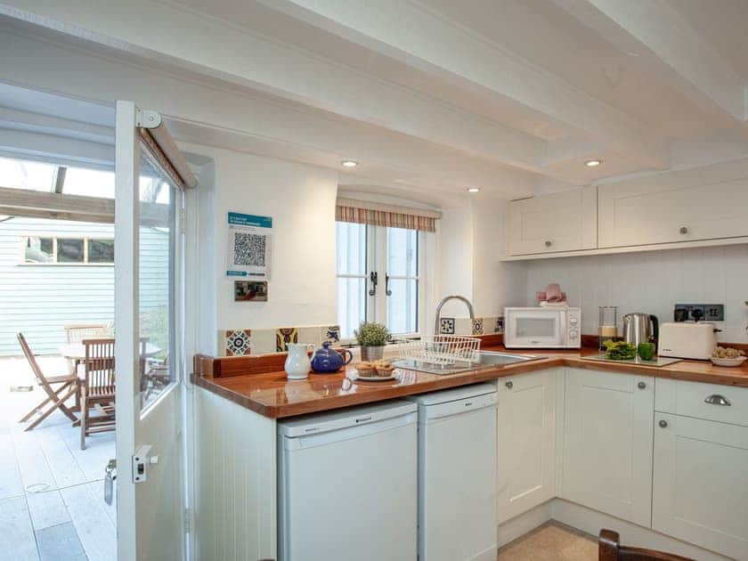 Kitchen | 1 Castle Cottage - Tuckenhay Mill, Bow Creek, between Dartmouth and Totnes