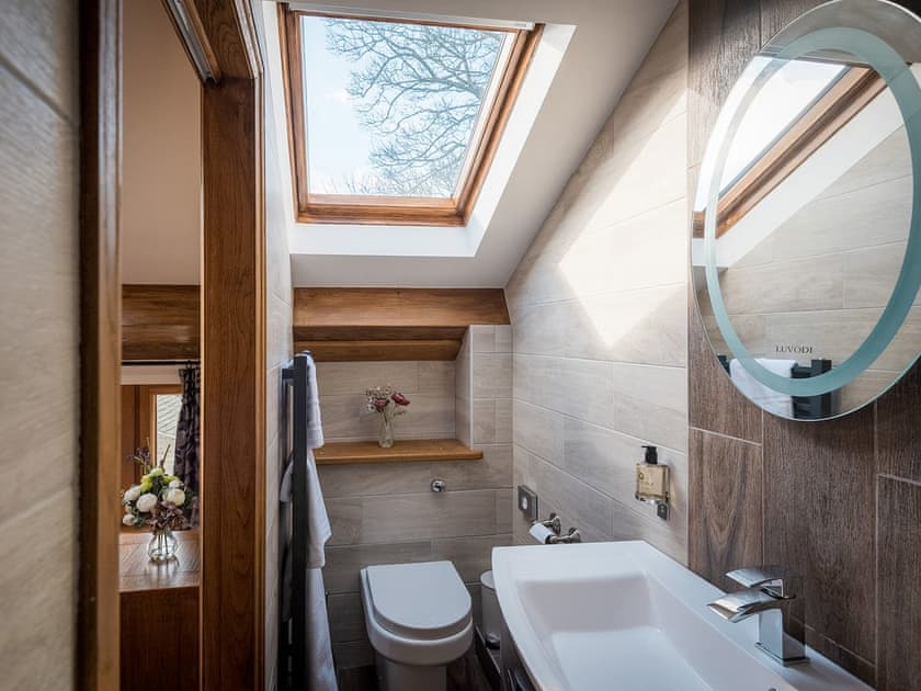 Shower room | Sycamore Barn - Hargreaves Head Holiday Cottages, Northowram, near Halifax 