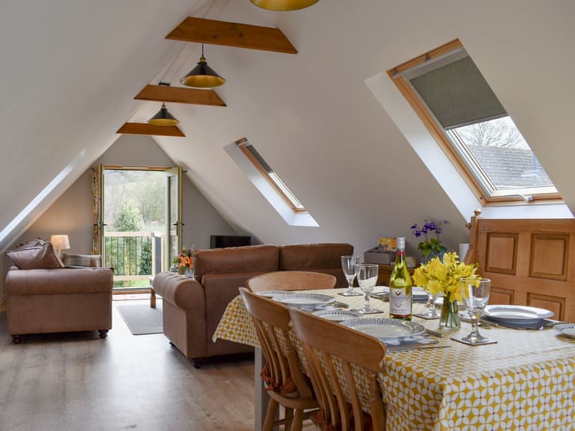Living room/dining room | The Haybarn, Ibberton, near Blandford Forum