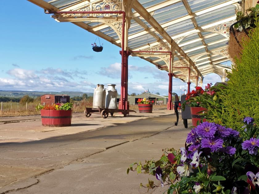 Hellifield station and cafe | Railwayman’s Cottage, Hellifield near Settle