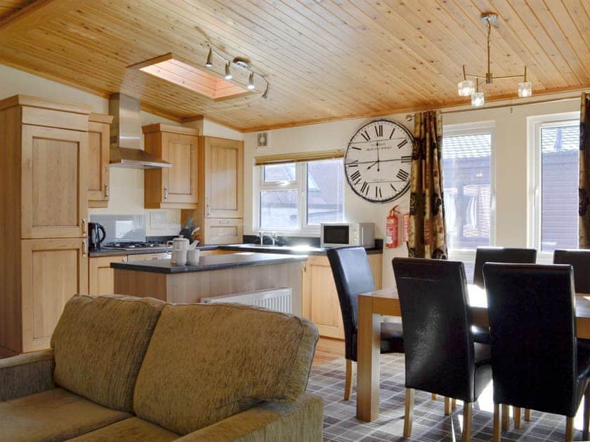 Open plan living space | Lodge E - Royal Deeside Woodland Lodges, Dinnet, near Ballater