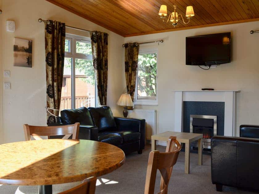 Open plan living space | Lodge G - Royal Deeside Woodland Lodges, Dinnet, near Ballater