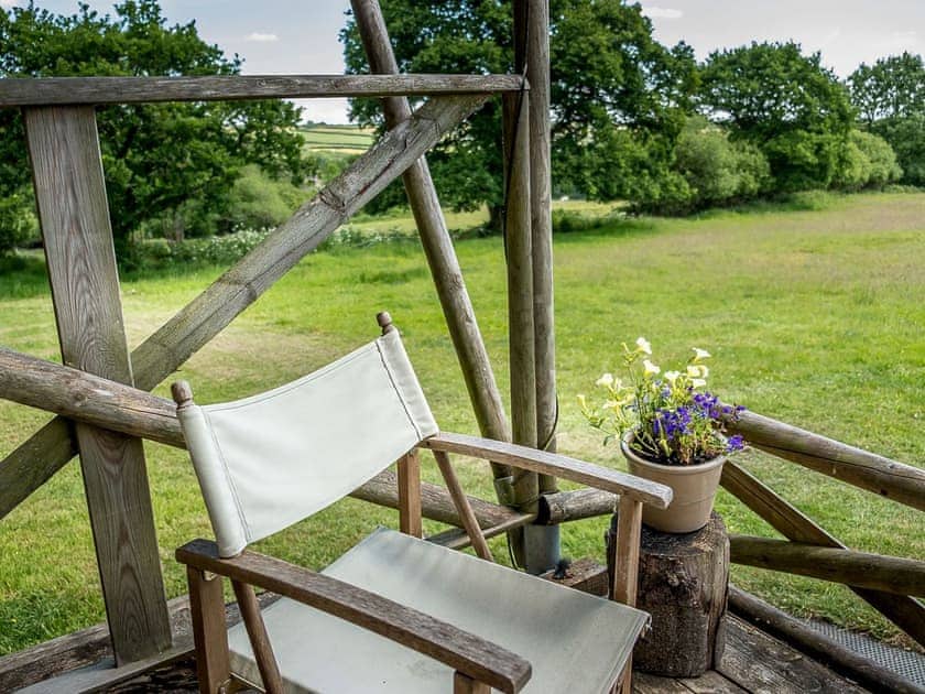 Decking | Tent 1 Deerland - Manor Farm, Hooke, near Beaminster
