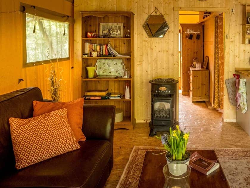 Living area | Tent 2 Tanglewood - Manor Farm, Hooke, near Beaminster