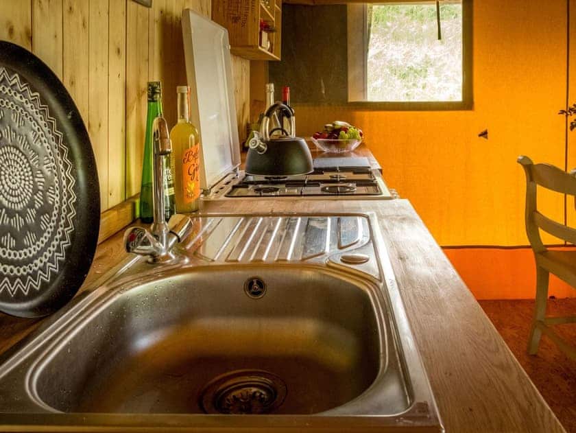 Kitchen | Tent 2 Tanglewood - Manor Farm, Hooke, near Beaminster