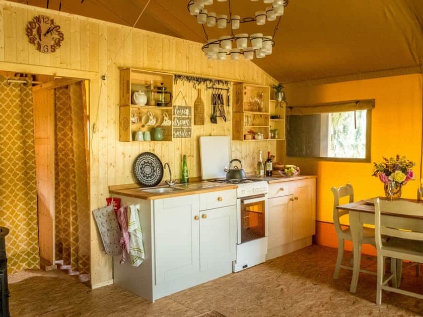 Kitchen | Tent 2 Tanglewood - Manor Farm, Hooke, near Beaminster