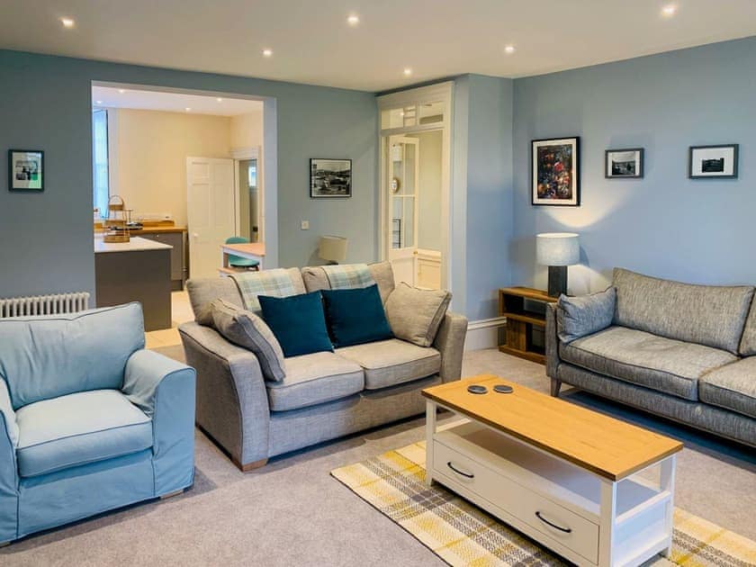 Living room | Garden Flat - Bellair House, Charmouth, near Bridport