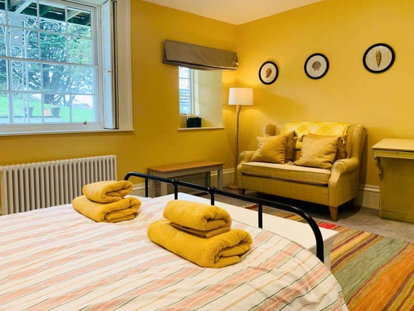 Double bedroom | Garden Flat - Bellair House, Charmouth, near Bridport