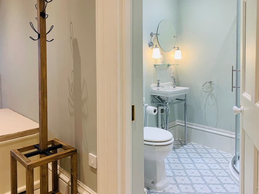 Shower room | Garden Flat - Bellair House, Charmouth, near Bridport