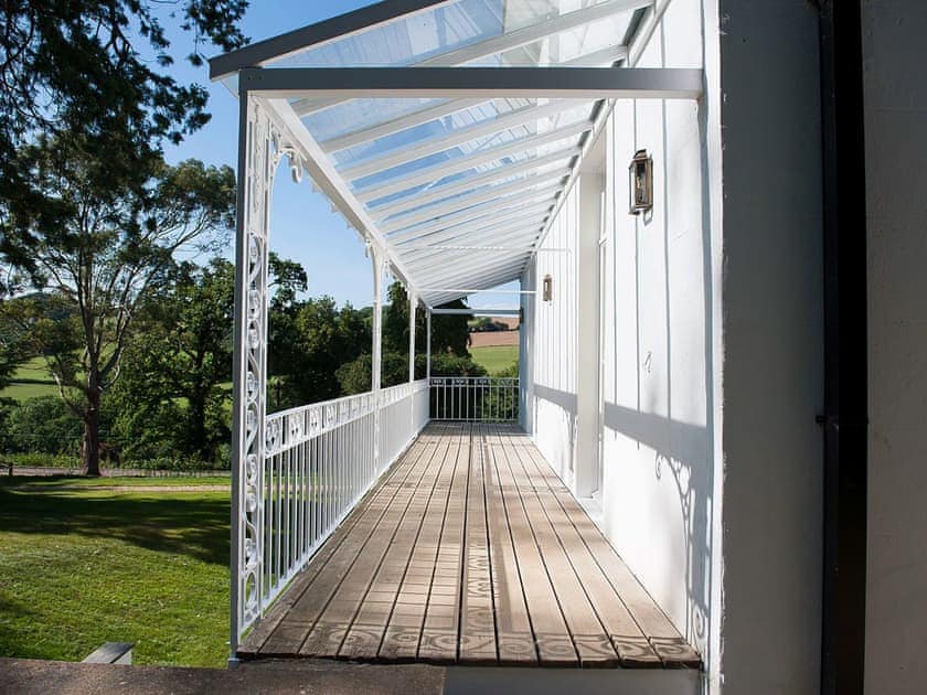 Veranda | West Gate - Bellair House, Charmouth, near Bridport