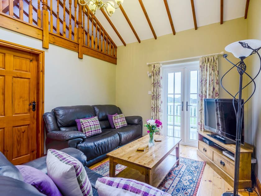 Living area | Beudy - Rhyddallt Ganol Cottages, Caethro, near Caernarfon