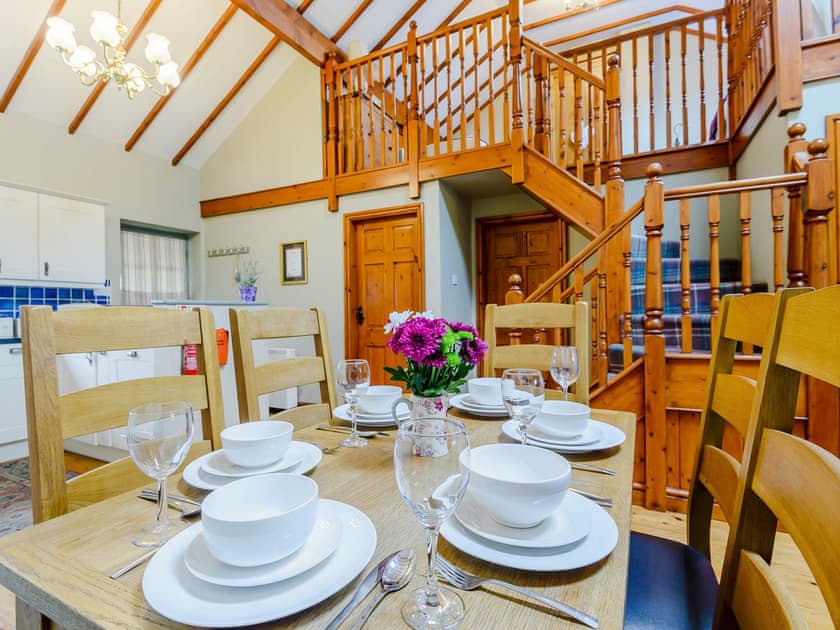 Dining Area | Beudy - Rhyddallt Ganol Cottages, Caethro, near Caernarfon